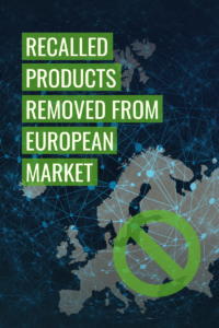 Products recalled from european market due to eu rohs and persistant organic pollutant violations