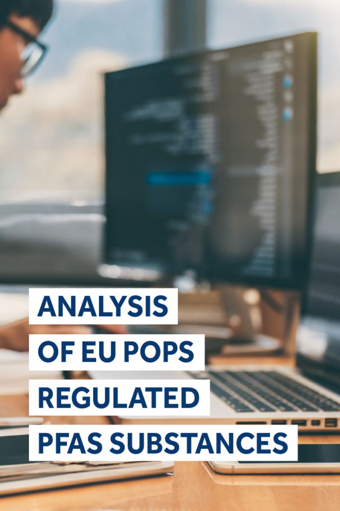 EU Persistent Organic Pollutants Regulated PFAS